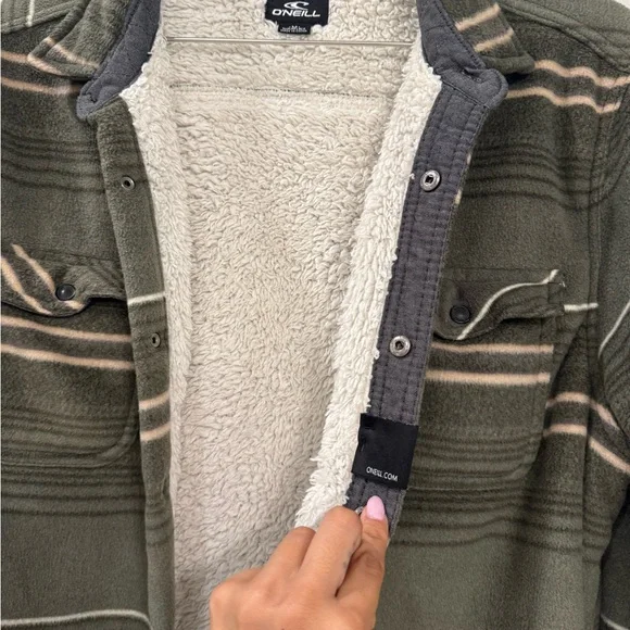 O’Neil Men’s Sherpa-Lined Jacket - Picture 4 of 8